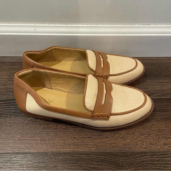 J. Crew Woven Loafers in Natural Raffia 6.5 - Picture 3 of 11